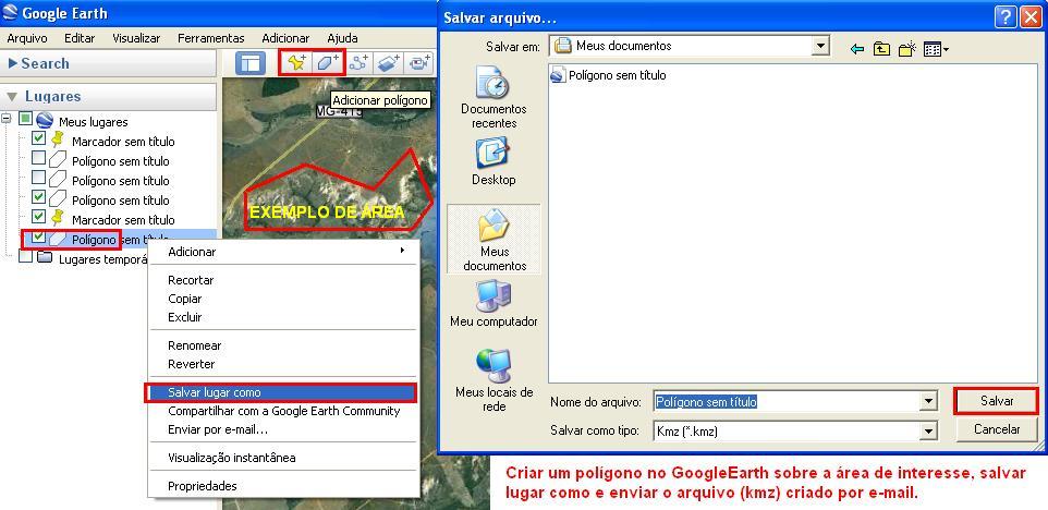 GOOGLE_EARTH _ como fazer um poligono kmz